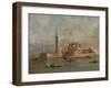 Venetian Church (Oil on Canvas)-Francesco Guardi-Framed Giclee Print