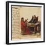 Venetian Clothing - a Lawyer and an Accountant-Jan van Grevenbroeck-Framed Giclee Print