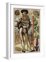 Venetian Costume, 14th Century-null-Framed Giclee Print