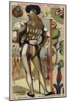 Venetian Costume, 14th Century-null-Mounted Giclee Print