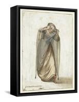 Venetian Courtesan, 1660-70 (W/C on Paper)-Gerard Terborch-Framed Stretched Canvas