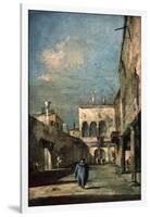 Venetian Courtyard, 1770s-Francesco Guardi-Framed Giclee Print