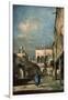 Venetian Courtyard, 1770s-Francesco Guardi-Framed Giclee Print