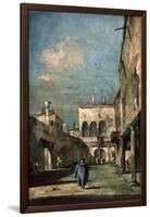 Venetian Courtyard, 1770s-Francesco Guardi-Framed Giclee Print