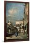 Venetian Courtyard, 1770s-Francesco Guardi-Framed Giclee Print