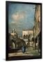 Venetian Courtyard, 1770s-Francesco Guardi-Framed Giclee Print