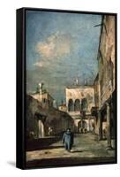 Venetian Courtyard, 1770s-Francesco Guardi-Framed Stretched Canvas