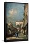 Venetian Courtyard, 1770s-Francesco Guardi-Framed Stretched Canvas