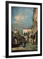 Venetian Courtyard, 1770s-Francesco Guardi-Framed Giclee Print