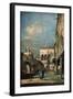 Venetian Courtyard, 1770s-Francesco Guardi-Framed Giclee Print