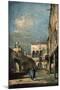 Venetian Courtyard, 1770s-Francesco Guardi-Mounted Giclee Print