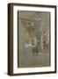 Venetian Courtyard: Corte Bollani, 1880-James Abbott McNeill Whistler-Framed Giclee Print