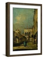 Venetian Courtyard-Francesco Guardi-Framed Giclee Print