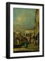 Venetian Courtyard-Francesco Guardi-Framed Giclee Print