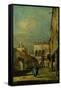 Venetian Courtyard-Francesco Guardi-Framed Stretched Canvas