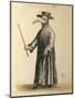 Venetian Doctor During the Time of the Plague-Jan van Grevenbroeck-Mounted Giclee Print