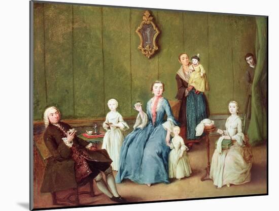 Venetian Family-Pietro Longhi-Mounted Giclee Print