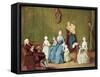 Venetian Family-Pietro Longhi-Framed Stretched Canvas