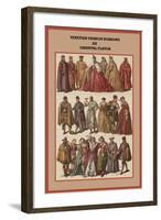 Venetian Fashion Borrows an Oriental Flavor-Friedrich Hottenroth-Framed Art Print