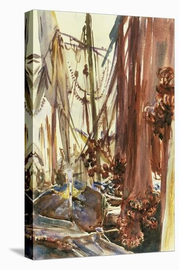 Venetian Fishing Boats-John Singer Sargent-Stretched Canvas