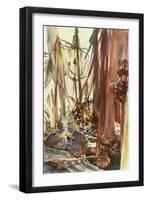 Venetian Fishing Boats-John Singer Sargent-Framed Giclee Print