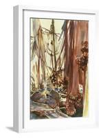 Venetian Fishing Boats-John Singer Sargent-Framed Giclee Print