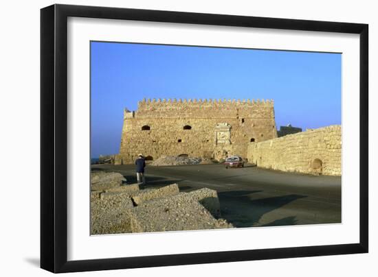 Venetian Fortress in Heracleion, 16th Century-CM Dixon-Framed Photographic Print