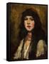 Venetian Girl, 1880 (Oil on Canvas)-Frank Duveneck-Framed Stretched Canvas