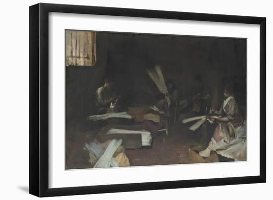 Venetian Glass Workers, 1880-82-John Singer Sargent-Framed Giclee Print