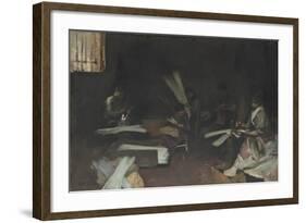 Venetian Glass Workers, 1880-82-John Singer Sargent-Framed Giclee Print