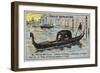 Venetian Gondola, 18th Century-null-Framed Giclee Print