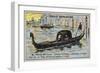 Venetian Gondola, 18th Century-null-Framed Giclee Print