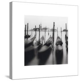 Venetian Gondolas I-Bill Philip-Stretched Canvas