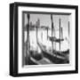 Venetian Gondolas IV-Bill Philip-Framed Giclee Print