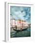 Venetian Gondolier Punts Gondola in Venice, Italy-World Image-Framed Photographic Print