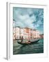 Venetian Gondolier Punts Gondola in Venice, Italy-World Image-Framed Photographic Print