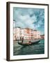 Venetian Gondolier Punts Gondola in Venice, Italy-World Image-Framed Photographic Print