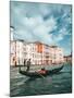 Venetian Gondolier Punts Gondola in Venice, Italy-World Image-Mounted Photographic Print