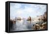 Venetian Grand Canal, 1889-Moran-Framed Stretched Canvas