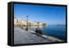 Venetian Harbour of Chania, Crete, Greek Islands, Greece, Europe-Michael Runkel-Framed Stretched Canvas