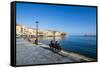 Venetian Harbour of Chania, Crete, Greek Islands, Greece, Europe-Michael Runkel-Framed Stretched Canvas