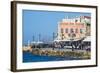 Venetian Harbour of Chania, Crete, Greek Islands, Greece, Europe-Michael Runkel-Framed Photographic Print