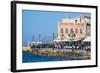 Venetian Harbour of Chania, Crete, Greek Islands, Greece, Europe-Michael Runkel-Framed Photographic Print