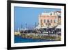 Venetian Harbour of Chania, Crete, Greek Islands, Greece, Europe-Michael Runkel-Framed Photographic Print