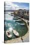 Venetian Harbour, Rethymno, Crete, Greek Islands, Greece, Europe-Michael Runkel-Stretched Canvas