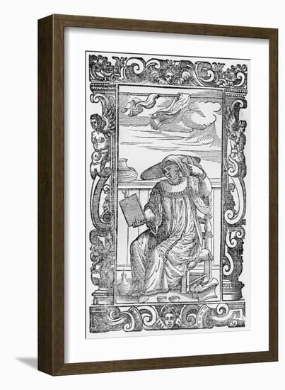 Venetian Lady, 1590-Cesare Vecellio-Framed Giclee Print