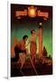 Venetian Lamplighters-Maxfield Parrish-Framed Art Print