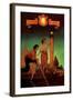 Venetian Lamplighters-Maxfield Parrish-Framed Art Print