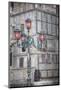 Venetian Lamppost, Venice, Italy Wintertime snows-Darrell Gulin-Mounted Photographic Print