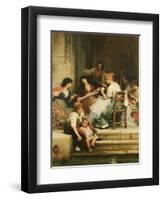 Venetian Life, 1884-Samuel Luke Fildes-Framed Giclee Print